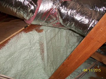 spray foam insulation picture from james